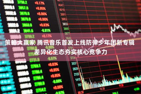 策略大赢家 腾讯音乐首发上线防弹少年团新专辑 差异化生态夯实核心竞争力